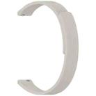 12mm Striped Soft Magnetic Silicone Watch Band(Gray) - 2
