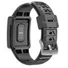 For WHOOP 4.0  Integrated TPU Watch Band(Black) - 3