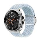 For Samsung Galaxy Watch8 / Watch8 Classic Magnetic Buckle Braided Nylon Watch Band(Misty Blue) - 1
