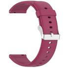 For CMF Watch 3 Pro / CMF Watch Pro2 Solid Color Silicone Watch Band(Wine Red) - 3