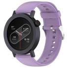 For CMF Watch 3 Pro / CMF Watch Pro2 Solid Color Silicone Watch Band(Light Purple) - 1