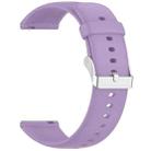 For CMF Watch 3 Pro / CMF Watch Pro2 Solid Color Silicone Watch Band(Light Purple) - 3