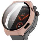 For Honor Watch 5 Ultra Tempered Film Integrated PC Watch Protective Cover(Pink) - 1