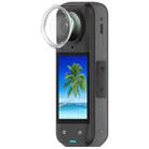 For Insta360 X4 Rotating Optical Tempered Glass Lens Guard Protective Cover(Silver) - 1