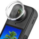 For Insta360 X4 Rotating Optical Tempered Glass Lens Guard Protective Cover(Silver) - 3