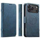 For iPhone 17 Pro Max SUTENI J07 Multifunctional Horizontal Flip Magsafe Leather Phone Case(Blue) - 1