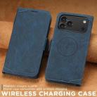 For iPhone 17 Pro Max SUTENI J07 Multifunctional Horizontal Flip Magsafe Leather Phone Case(Blue) - 2