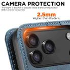 For iPhone 17 Pro Max SUTENI J07 Multifunctional Horizontal Flip Magsafe Leather Phone Case(Blue) - 3