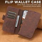 For iPhone 17 SUTENI J07 Multifunctional Horizontal Flip Magsafe Leather Phone Case(Brown) - 2