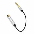 JUNSUNMAY 6.35mm 1/4 inch Male to Female Stereo Headphone Guitar Extension Cable Cord, Length:0.3m - 1