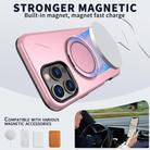 For iPhone 16 Pro Max Kalebol Magnetic MagSafe Rotation Holder PC Phone Case(Pink) - 2