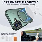 For iPhone 16 Kalebol Magnetic MagSafe Rotation Holder PC Phone Case(Grey Green) - 2