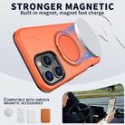 For iPhone 15 Pro Max Kalebol Magnetic MagSafe Rotation Holder PC Phone Case(Orange) - 2