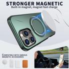 For iPhone 14 Pro Max Kalebol Magnetic MagSafe Rotation Holder PC Phone Case(Grey Green) - 2