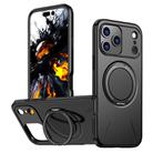 For iPhone 17 Pro Max Kalebol Magnetic MagSafe Rotation Holder PC Phone Case(Black) - 1