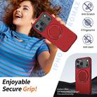 For iPhone 17 Pro Max Kalebol Magnetic MagSafe Rotation Holder PC Phone Case(Red) - 3