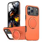 For iPhone 17 Pro Max Kalebol Magnetic MagSafe Rotation Holder PC Phone Case(Orange) - 1