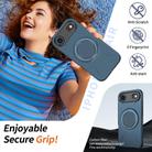 For iPhone 17 Air Kalebol Magnetic MagSafe Rotation Holder PC Phone Case(Blue) - 3