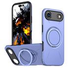 For iPhone 17 Air Kalebol Magnetic MagSafe Rotation Holder PC Phone Case(Lilac) - 1