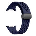 For Samsung Galaxy Watch8 / Watch8 Classic Mesh Magnetic Silicone Watch Band(Midnight Blue) - 3