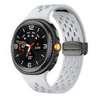 For Samsung Galaxy Watch8 / Watch8 Classic Mesh Magnetic Silicone Watch Band(Gray) - 1