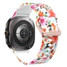 For Samsung Galaxy Watch Ultra 47mm / Ultra 2025 Printed Silicone Watch Band(Bird Song and Flowers) - 2