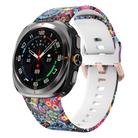 For Samsung Galaxy Watch Ultra 47mm / Ultra 2025 Printed Silicone Watch Band(Colorful Jellyfish) - 1