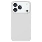 For iPhone 17 Pro Kalebol Solid Color Simple All-inclusive Liquid Silicone Phone Case(White) - 2