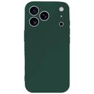 For iPhone 17 Pro Max Kalebol Precise Cutouts Solid Color TPU Phone Case(Dark Green) - 2