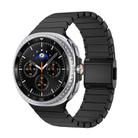 For Samsung Galaxy Watch8 / Watch8 Classic Bamboo Norman Buckle Stainless Steel Watch Band(Black) - 1