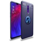 Metal Ring Holder 360 Degree Rotating TPU Case for OPPO RENO Z(Blue+Blue) - 1