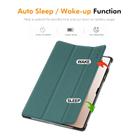For Xiaomi Pad 7 Ultra 14 ENKAY Tri-fold Custer Texture Leather Smart Tablet Case(Dark Blue) - 2
