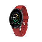 M31 1.3 inch TFT Color Screen Smartwatch IP67 Waterproof,Support Call Reminder /Heart Rate Monitoring/Blood Pressure Monitoring/Sleep Monitoring/Blood Oxygen Monitoring(Red) - 1