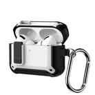 For AirPods Pro 3 Lock TPU Hybrid PC Earphone Protective Cover(White) - 1