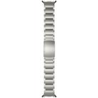 For Samsung Galaxy Watch8 / Watch8 Classic Integrated Three Beads Tortoise Buckle Metal Watch Band(Titanium Color) - 3