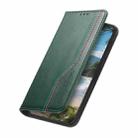 For Redmi Note 14 Pro 5G Elastic Wristband Magnetic Suction Leather Phone Case(Green) - 3
