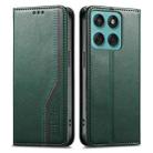 For Motorola Moto Edge 60 Fusion Elastic Wristband Magnetic Suction Leather Phone Case(Green) - 2