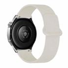 22mm Cloud Wood Grain Reverse Buckle Soft Magnetic Silicone Watch Band(Starlight) - 1