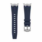 For Samsung Galaxy Watch8 / Watch8 Classic Silicone Watch Band(Silver Blue) - 3