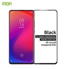 MOFI 9H 3D Explosion-proof Curved Screen Tempered Glass Film for Xiaomi Redmi K20 / K20 Pro / Mi 9T / Mi 9T Pro （Black） - 1