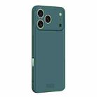 For iPhone 17 Pro Max MOFI Caring Soft Shell Liquid Silicone Skin Feel Phone Case(Dark Green) - 1