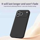 For iPhone 17 Pro Max MOFI Caring Soft Shell Liquid Silicone Skin Feel Phone Case(Titanium Gray) - 3