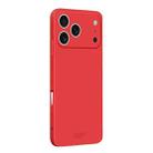 For iPhone 17 Pro Max MOFI Caring Soft Shell Liquid Silicone Skin Feel Phone Case(Red) - 1