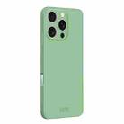 For iPhone 16 Pro MOFI Caring Soft Shell Liquid Silicone Skin Feel Phone Case(Matcha Green) - 1