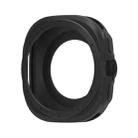 For Samsung Galaxy Watch 47mm / Ultra 2025 Silicone Watch Cover Marine Dual Buckle Silicone Watch Band(Black) - 2