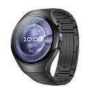For Huawei Watch 5 46mm I-Shaped Titanium Alloy Metal Watch Band(Black) - 1