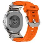 For Samsung Galaxy Watch8 / Watch8 Classic Explorer Metal Connector Silicone Watch Band(Titanium Orange) - 3