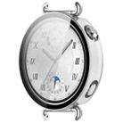 For Huawei Watch GT 6 41mm Tempered Film Integrated PC Watch Protective Cover(Matte Silver) - 2