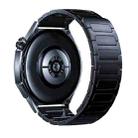 22mm I-Shaped Magnetic Metal Stainless Steel Watch Band(Black) - 1
