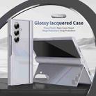 For Samsung Galaxy Z Fold3 5G Legend Piano Paint Leather Folding Phone Case(Grey) - 2